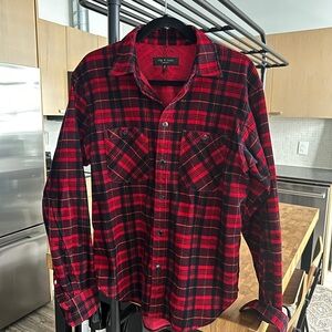 Rag & Bone Plaid Corduroy Shirt